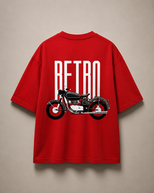 "RETRO RISK” OVERSIZED T-SHIRT