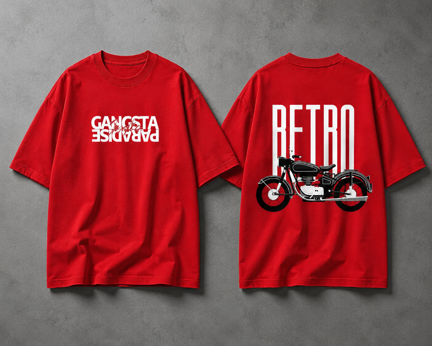 "RETRO RISK” OVERSIZED T-SHIRT