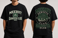 Meerut Gangsta Club Oversized Tee – Black